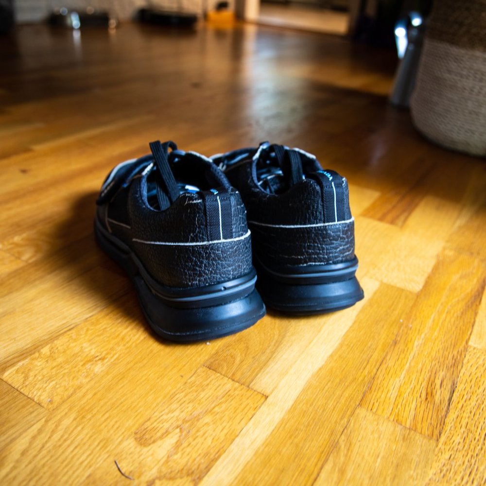 Prada Mechano Sneaker in cracked black leather - Picture 7 of 10